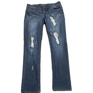 👖🛹 PEPE JEANS London Rare Distressed Straight Jeans | Sz 30 | Vintage Y2K Indie